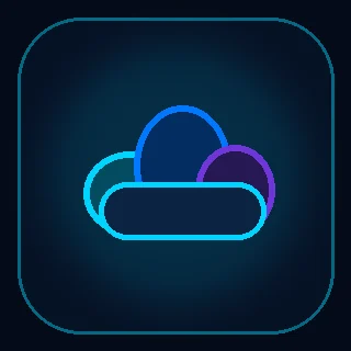 VPS cloud hosting icon